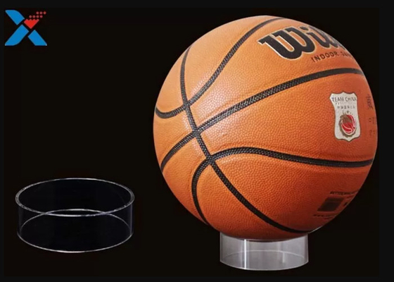 購入 スポーツの球のアクリルの陳列台はプレキシガラスPMMAの風防ガラスシートを悩ます online manufacture